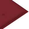 vidaXL Cuscino per panca da giardino rosso vino 150x50x4 cm Anteprima dell’immagine prodotto 13