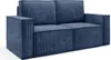 BETTSO klassisch Modulares Kordsofa ORTO Zweisitzer blau Produktbild-Vorschau 1
