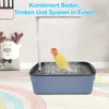 Vogelbad für Papageien, Papageien Badewanne zum Aufhängen, Produktbild-Vorschau 4