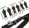 6x Reißverschluss Reparatur Set Zipper Ersatz Anhänger Produktbild-Vorschau 4