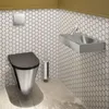Delabie toiletbril Slim S21, zwart, Duroplast, met deksel Productafbeelding-voorbeeld 3
