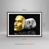 Gerahmtes Poster - Schwarzer Rahmen - Maske Theater Bühne Produktbild-Vorschau 5