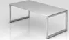 Schreibtisch Pavo | Grau | Silber Gestell | BxT 200x100cm | Produktbild-Vorschau 1