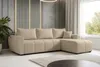 AX LIVING Canapé d'angle avec fonction sommeil Malatya L Voir les images du produit 1