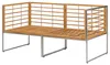 home24 Loungesofa - 2-teilig - Webstoff / Teak Massiv Produktbild-Vorschau 10