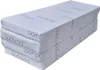 Three folded mattresses stacked on top of each other, wrapped in white packaging with repeating 'bamboo exclusive' text. Náhľad obrázku produktu