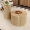 MODFU salontafel, 2-delig, met 3D streepmotief, set Productafbeelding-voorbeeld 7