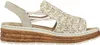 Rieker Damen Keil-Sandaletten Beige Voir les images du produit 2
