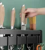 Verk 07133 Nástenný držiak na kuchynské náčinie čierny Náhľad obrázku produktu 3