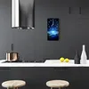 Tulup Glasuhr Wanduhr Küchenuhr Echt-Glas 30x60 Erde Produktbild-Vorschau 3
