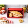 Kleiner Brotkasten aus Stahl 36cm KINGHOFF KH-1753 Rot Produktbild-Vorschau 8
