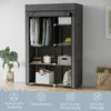 Stoffkleiderschrank mit Kleiderstange und 6 Regalböden, Produktbild-Vorschau 8