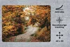 MuchoWow® Mauspad Mousepad Herbstwald - Weg - Laub - Produktbild-Vorschau 2