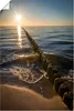 ARTland Poster Buhnen und Sonnenuntergang Ostsee Größe: Produktbild-Vorschau 1