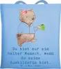 Mr. & Mrs. Panda Uni Tasche Ausbilderin Herz - Sky Blue - Produktbild-Vorschau 1