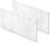 Two white rectangular filters against a white background. Anteprima dell’immagine prodotto