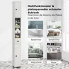 GOPLUS Badezimmerschrank hoch, Hochschrank mit Schublade, Produktbild-Vorschau 5
