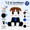 wiztex Blox Buddy Braun Plüschtier - 22cm YouTube Video Produktbild-Vorschau 4