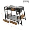 Letto a castello Flieks 90x200 cm con scrivania e funzione Anteprima dell’immagine prodotto 4