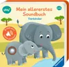 A children's sound book featuring elephants, with a savanna-like background. Produktbild-Vorschau