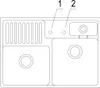 Villeroy & Boch Keramikspüle 632392SM, Spülstein Produktbild-Vorschau 6