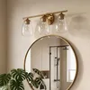 Nástěnná lampa, lampa nad umyvadlo s skleněnými prvky, Náhled obrázku produktu 7