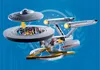 A toy model of the Starship Enterprise from Star Trek, with figures inside. Podgląd zdjęcia produktu