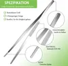 Kochpinzette, 30cm Küchenpinzette Edelstahl,  für Kochen Produktbild-Vorschau 2