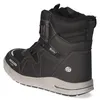 A black and gray boot is shown from the side and back. Produktbild-Vorschau