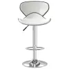 vidaXL Barhocker Weiß Kunstleder -  Barhocker Produktbild-Vorschau 4