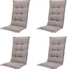 Kissen hoch Basic 4er-Set taupe ca.123 x 50 cm, 50% Produktbild-Vorschau 1