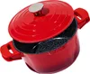 Ø28cm Schmortopf ca. 13cm hoch KING® SHINE RED aus Aluguss Produktbild-Vorschau 1