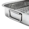 Nerezová pekáreň s vyberateľným roštom – 32 x 24 cm – Náhľad obrázku produktu 4