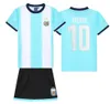 Messi Argentinien Fußball Trikot Set Heim - Kind - 140 Produktbild-Vorschau 9