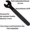 Pedalschlüssel Fahrrad Pedalschlüssel Konusschlüssel Produktbild-Vorschau 4