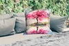 MuchoWow® Outdoor Kissen - Gemälde - Blüte - Wasser - Produktbild-Vorschau 2