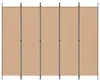 “2026 Modern“ Beige 5-teiliger Raumteiler Beige 250 x 200 Produktbild-Vorschau 4