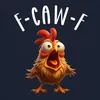 F-CAW-F Divertente T-shirt da uomo con cartone animato Anteprima dell’immagine prodotto 3