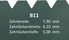 Kleberspachtel Zahnspachtel nach TBK Breite: 180 mm, Produktbild-Vorschau 2