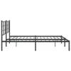 The Living Store Bettgestell mit Kopfteil Metall Schwarz Produktbild-Vorschau 7