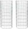 Gabione Gabionensäule rund Ø 35 cm 80 cm 2er Steingabionen Produktbild-Vorschau 1