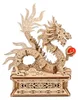 Puzzle 3D, Drago di Legno, Ugears, legno, 141 pezzi Anteprima dell’immagine prodotto 2