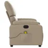 Massagesessel Cappuccino-Braun Kunstleder Produktbild-Vorschau 4