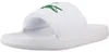 Lacoste Badelatschen Serve Slide 1.0 Herren Weiß Grün Produktbild-Vorschau 1