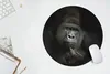 MuchoWow® Mauspad Mousepad Gorilla - Affe - Tiere - Schwarz Produktbild-Vorschau 5