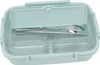 Lunch Box 3 Compartiments 304 Stainless Steel Plastic Voir les images du produit 1