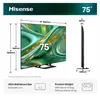 Hisense 75E8S, 190,5 cm (75"), 3840 x 2160 px, DLED, Smart Náhľad obrázku produktu 2