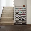 Relaxdays Schuhregal Stoff, HBT: 175,5x100x29 cm, für 50 Produktbild-Vorschau 5