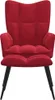 vidaXL Relaxsessel mit Hocker Weinrot Samt Produktbild-Vorschau 11