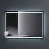 dopporo Badspiegel mit Beleuchtung 100x70cm LED Produktbild-Vorschau 2